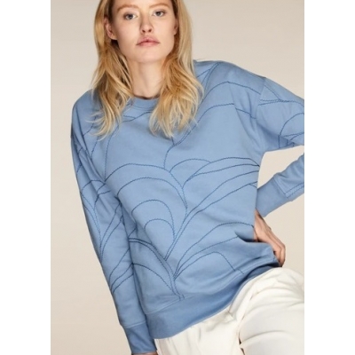 Neeve The Stitched Sweater - Denim Blue | SPRING OFFER Neeve The Stitched Sweater - Denim Blue | SPRING OFFER